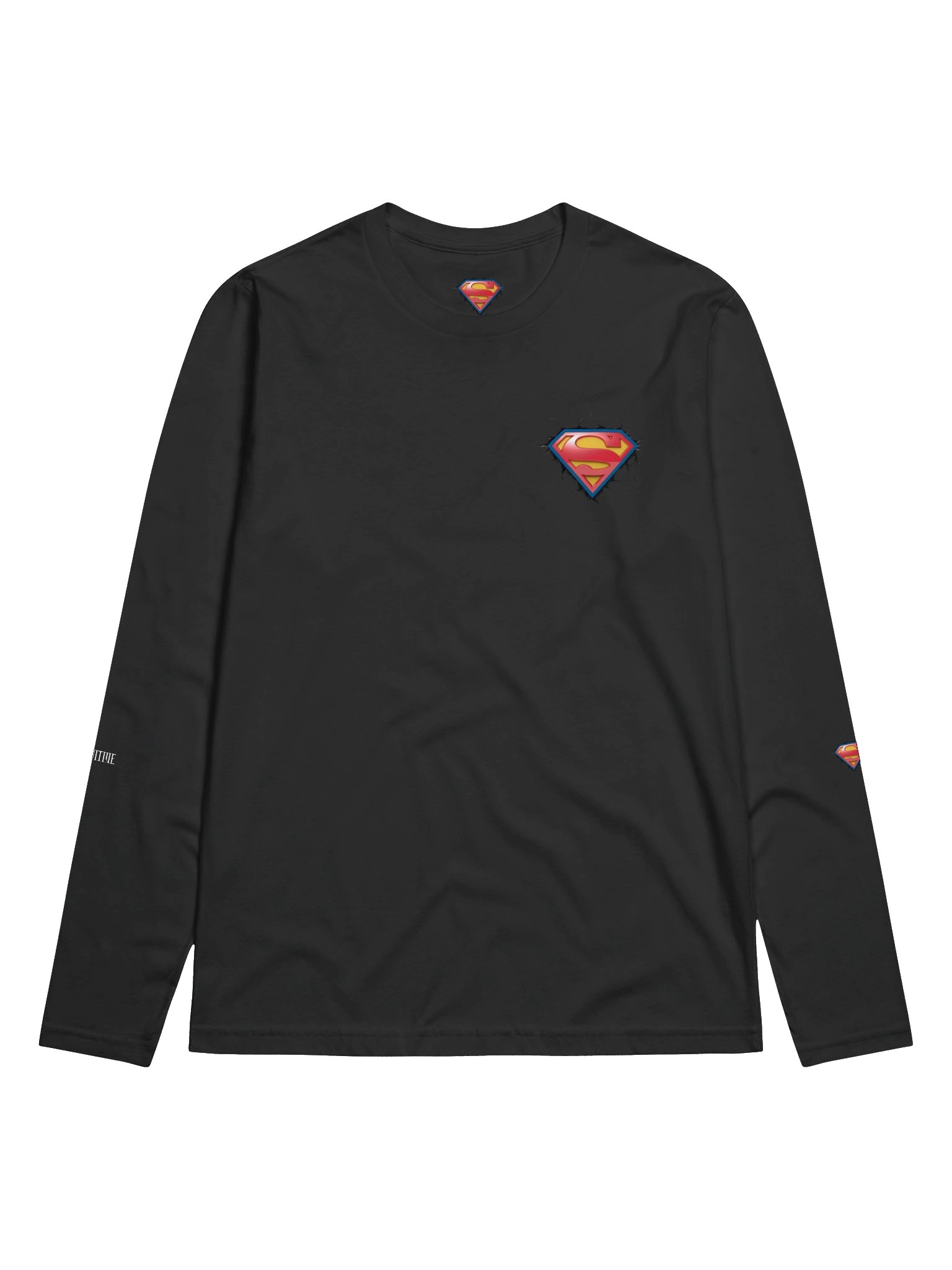 Superman Logo Breakthrough Long Sleeve Shirt product image (1)