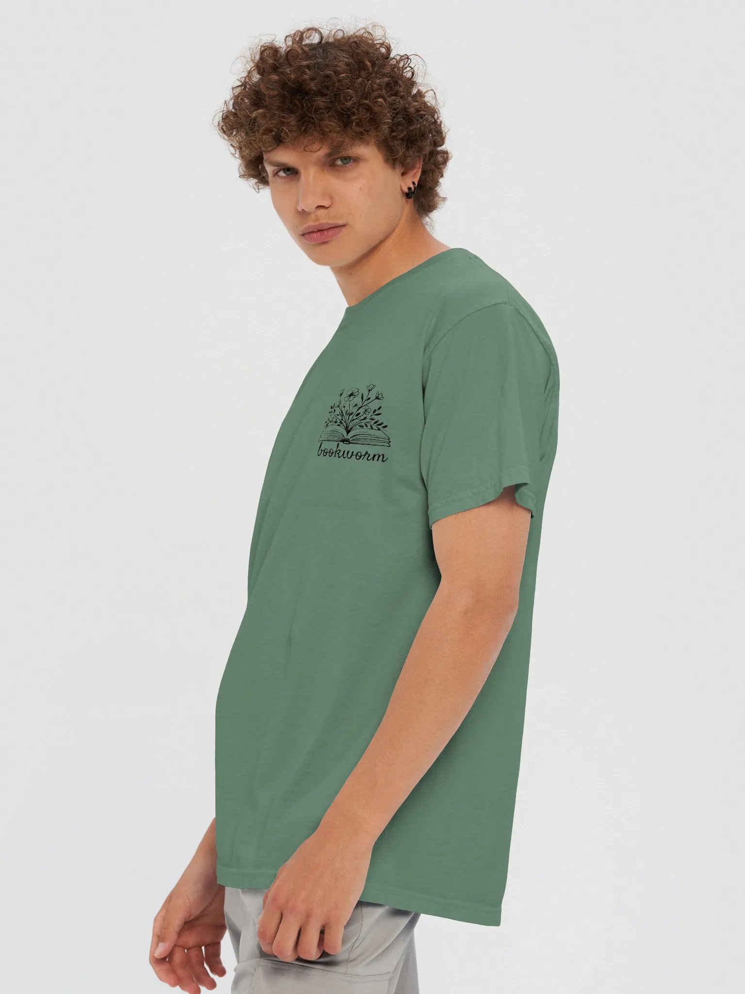 Kozy Embroidered Bookworm Tee product image (22)