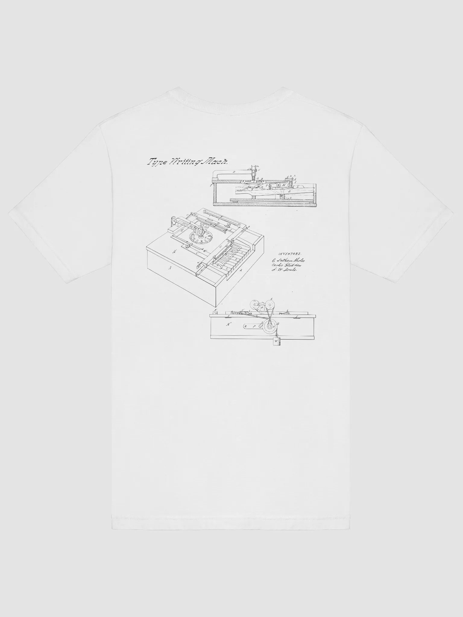 Sholes, Glidden, & Soule – Type Writing Machine (Typewriter) product image (2)