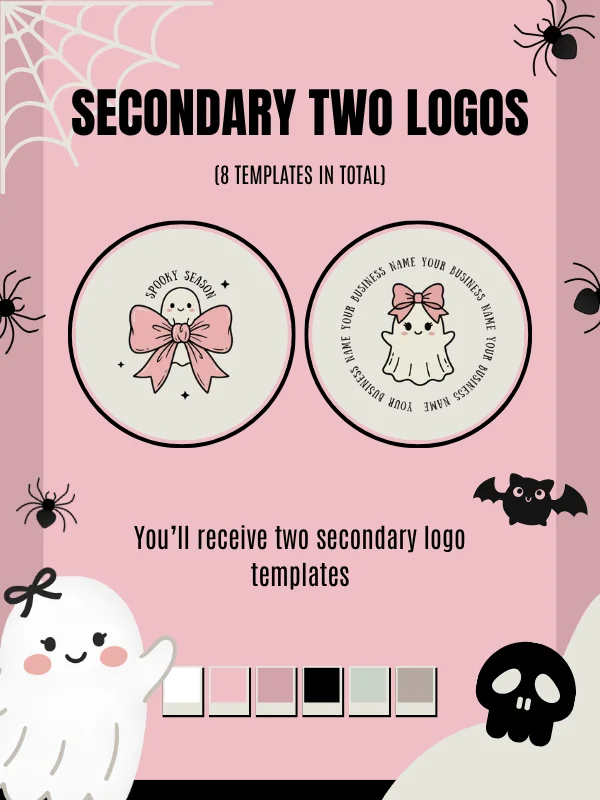 Coquette Halloween Logo SVG & PNG product image (3)