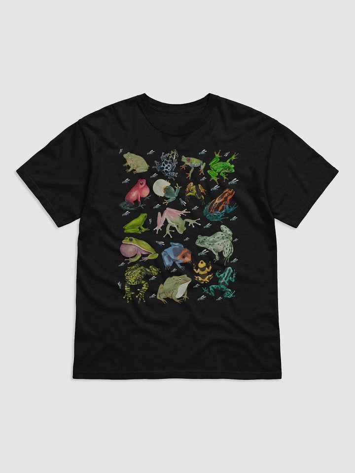 Frog Frenzy Illustrated Adult T-Shirt product image (1)