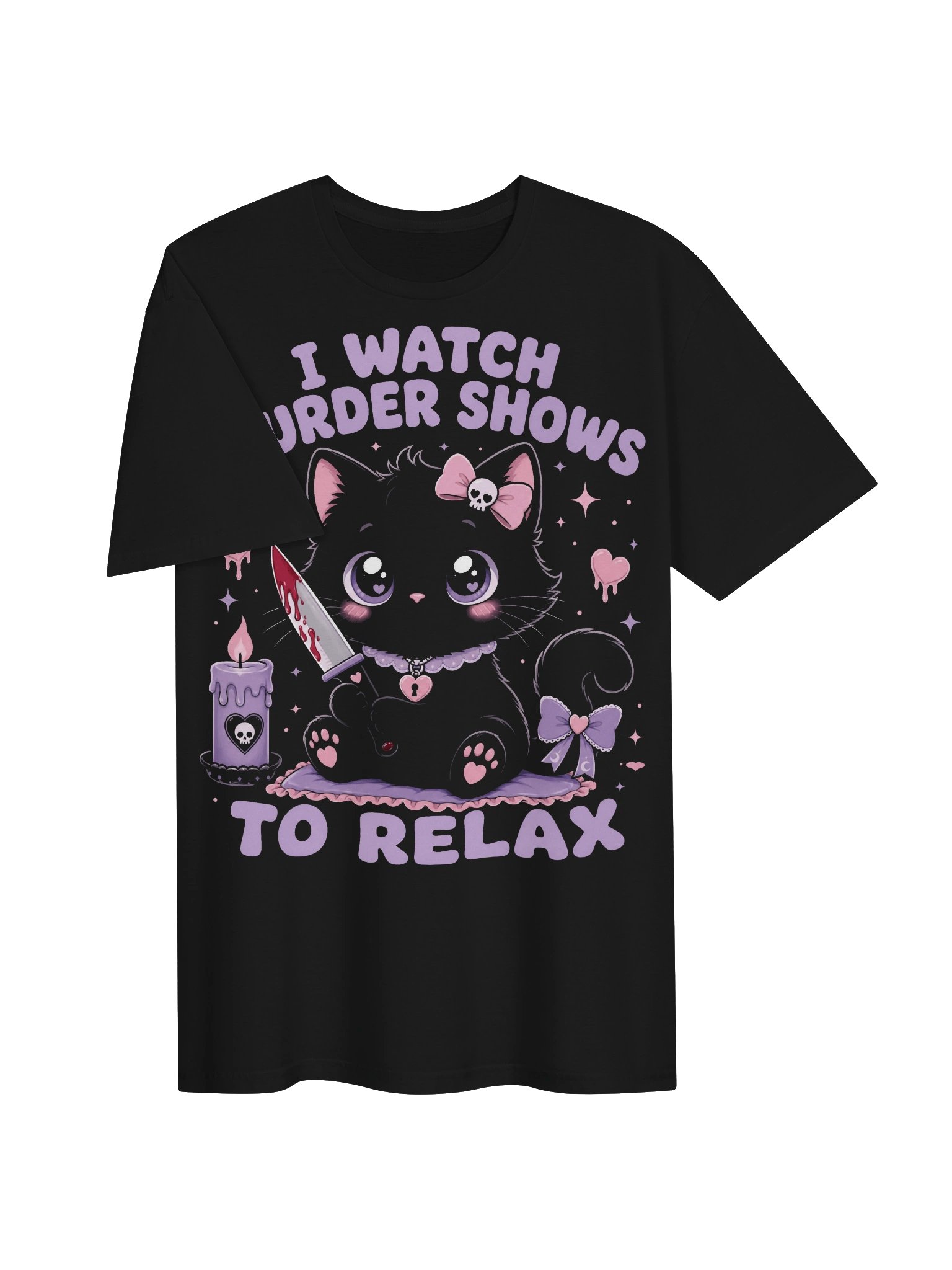 I Watch Murder Shows to Relax T-Shirt product image (3)