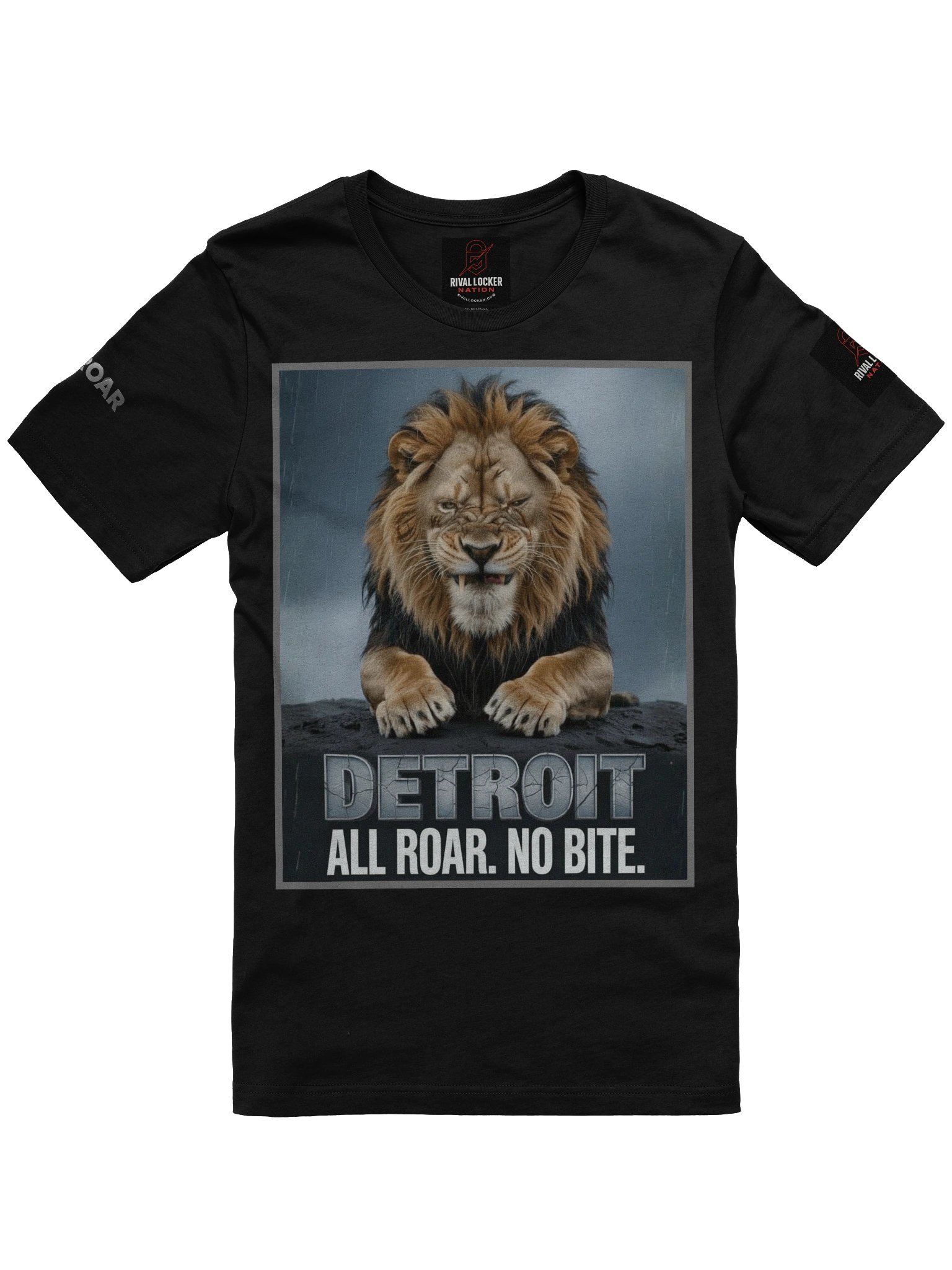 NO ROAR NO BITE Tee | Detroit Edition | Rivals Locker product image (1)