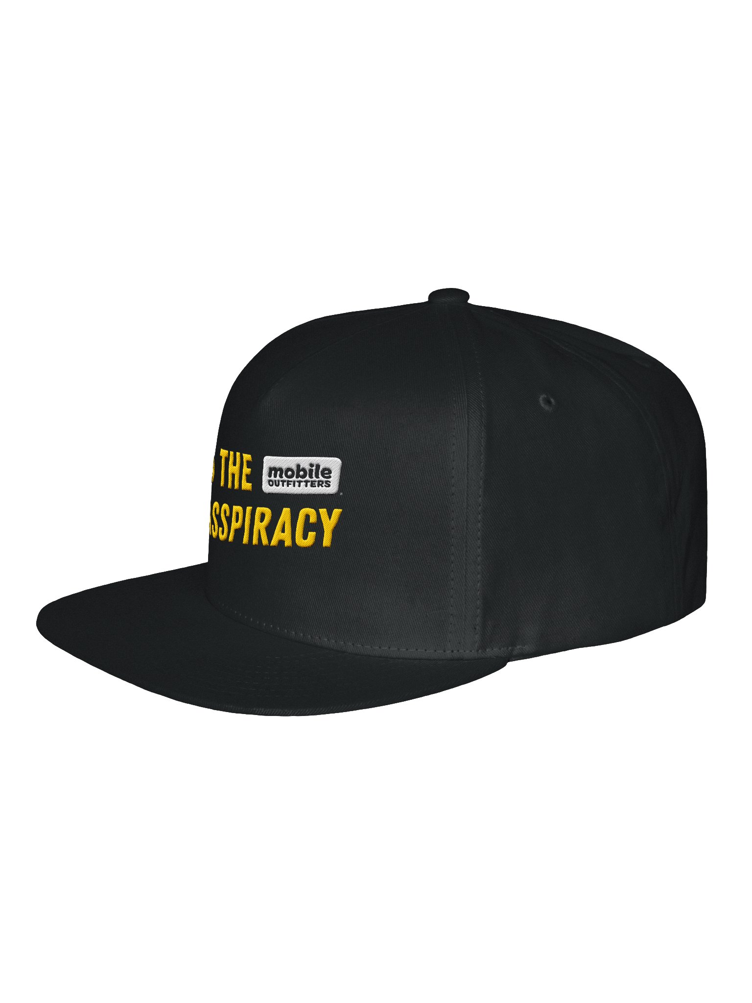 End the Glasspiracy Flat Snapback Hat product image (2)