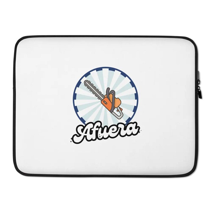 Copertina computer portatile "Afuera" bianca product image (2)