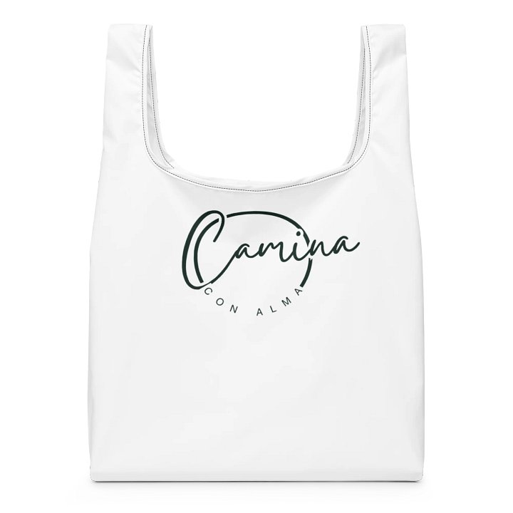 Soulful Script All-Over Print Shopping Bag product image (1)