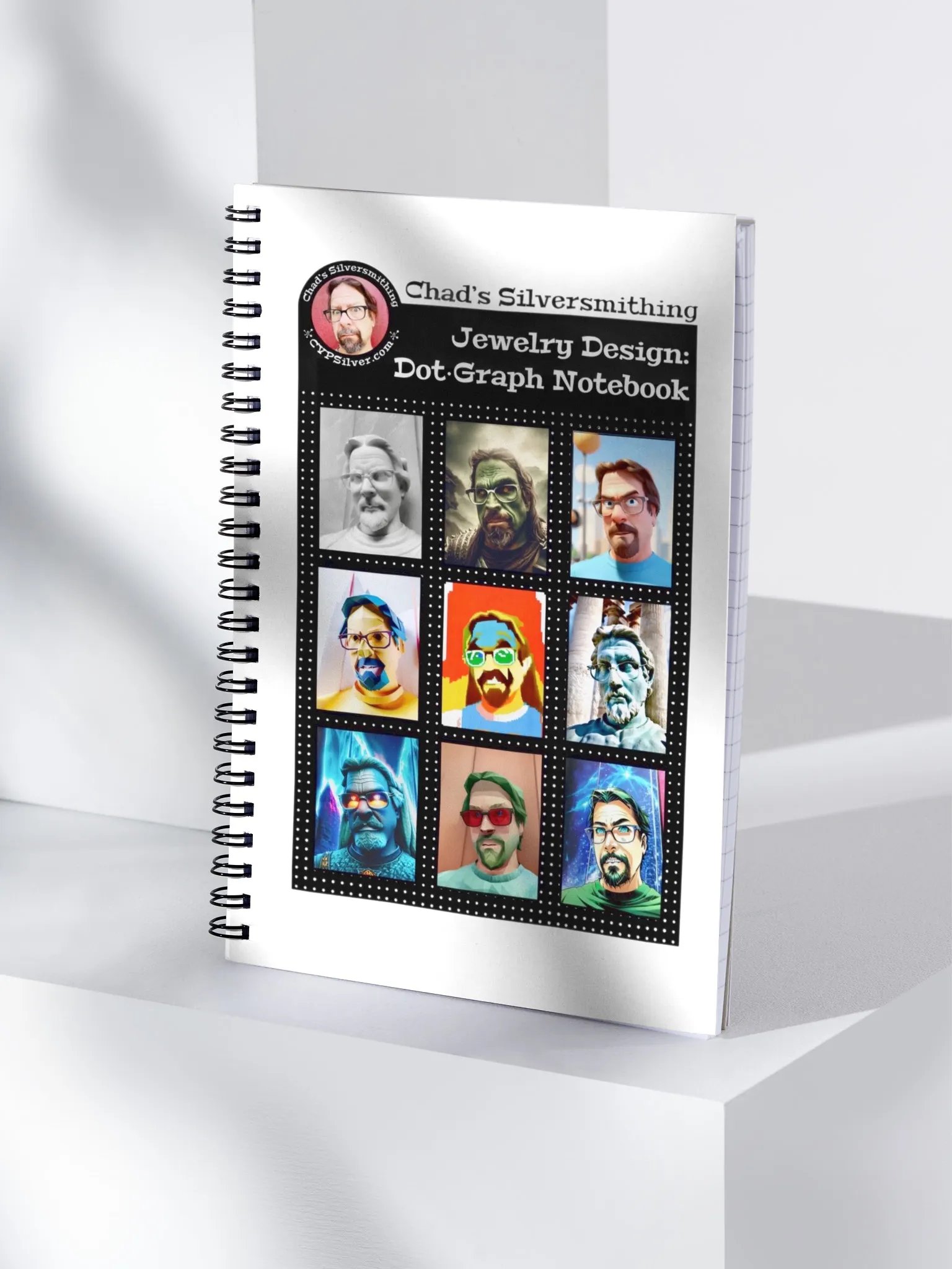 Chad's Dot-Graph Notebook (blank) product image (3)