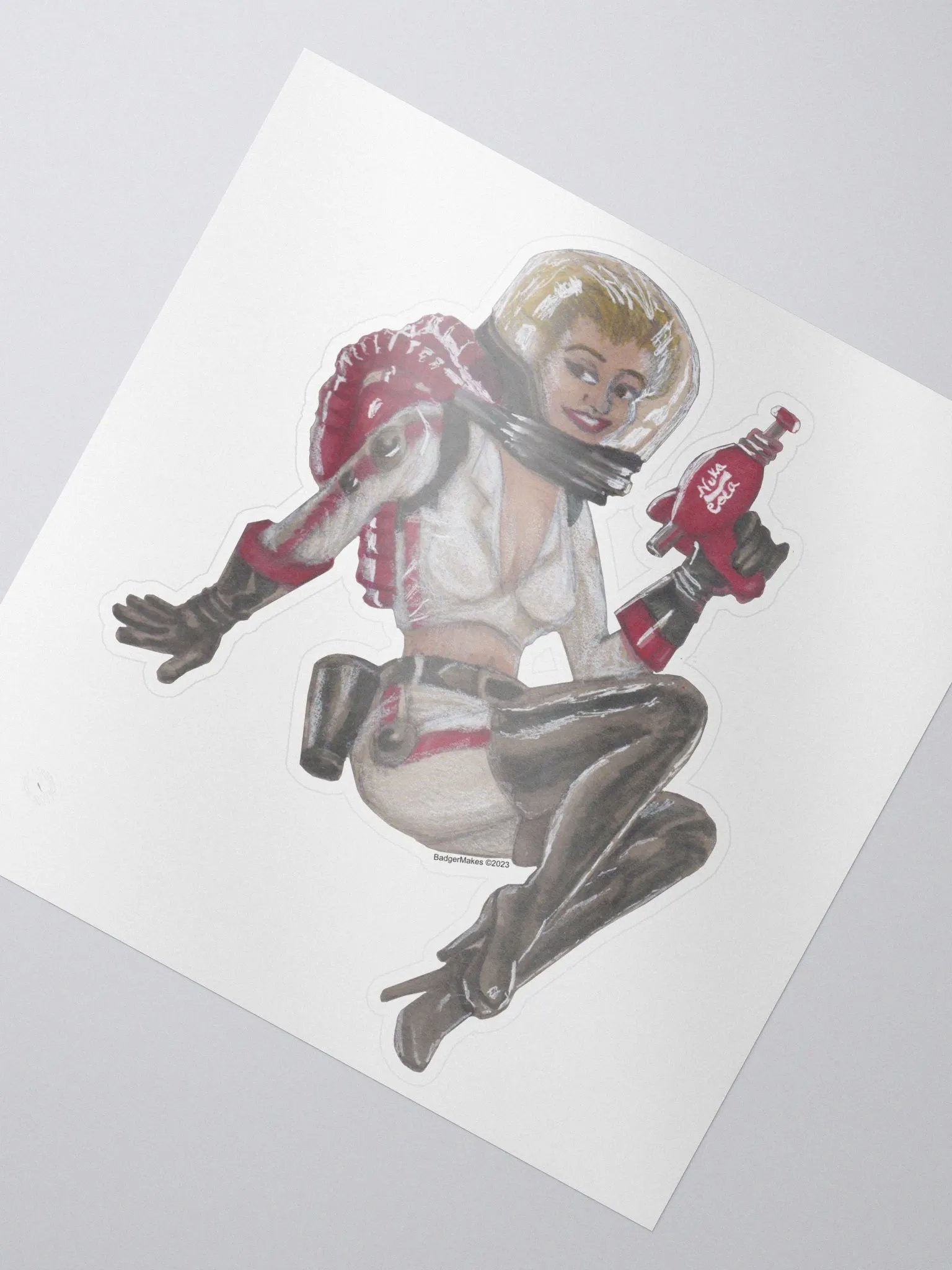 Space Girl Sticker product image (2)