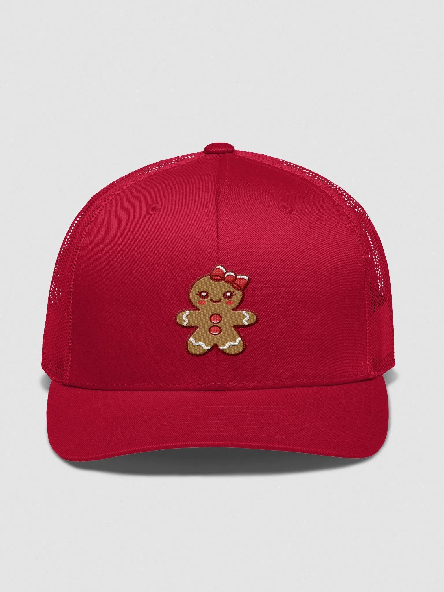 Gingerbread Girl Embroidered Retro Trucker Hat product image (1)