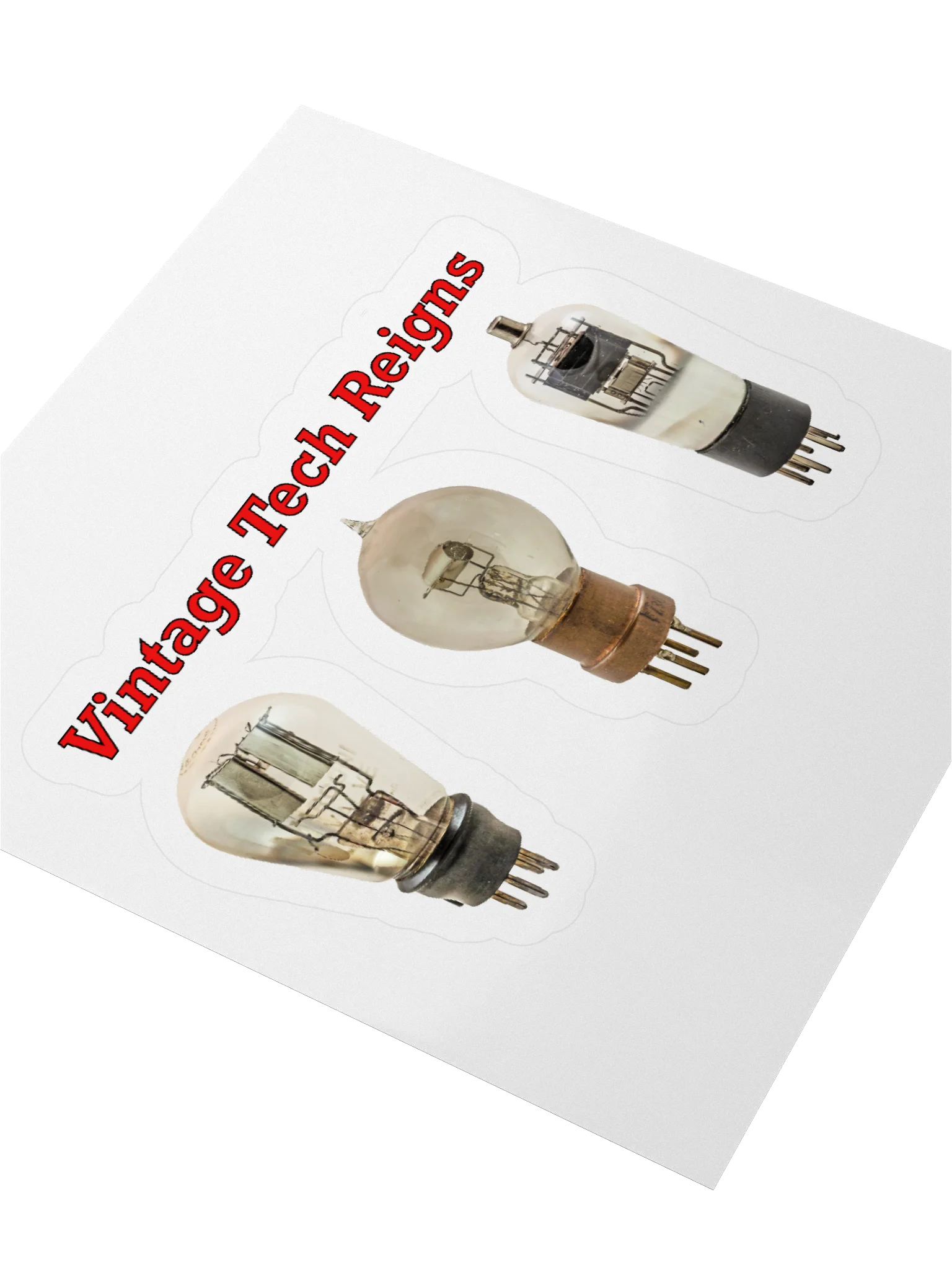 Vintage Tech Reigns Stickers product image (3)