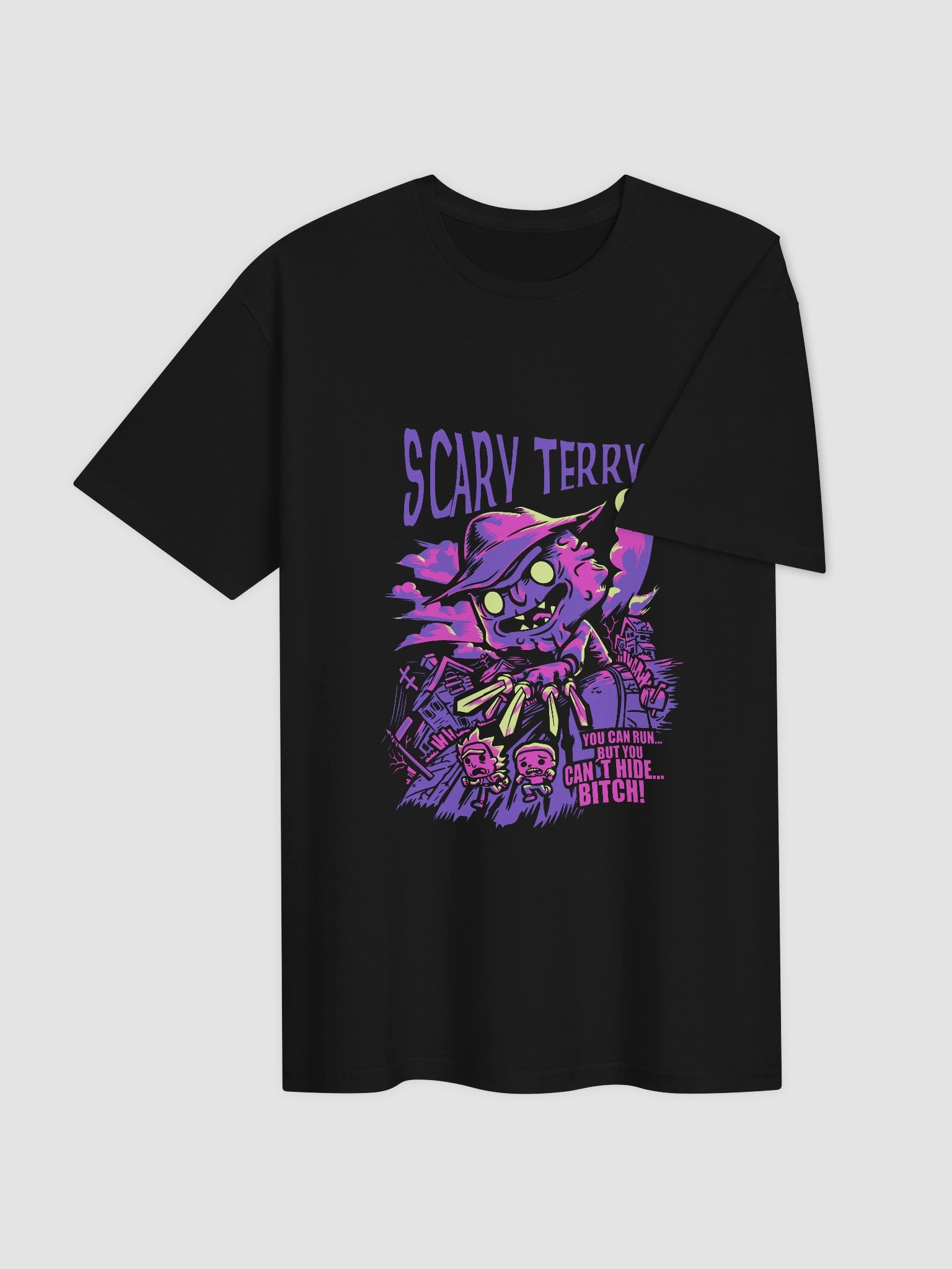 Neon Nightmare Scary Terry T-Shirt product image (4)