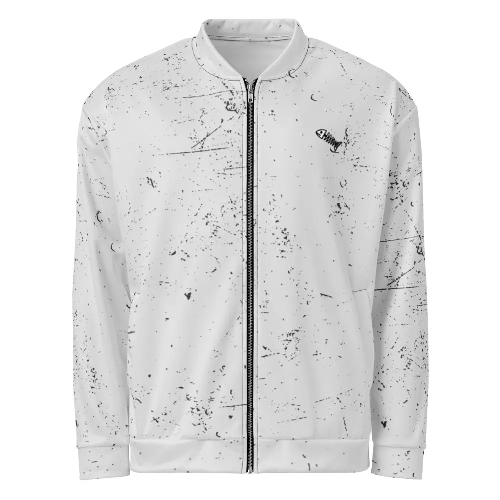 "A83" (Fishbone) Customizable Bomber Jacket product image (1)