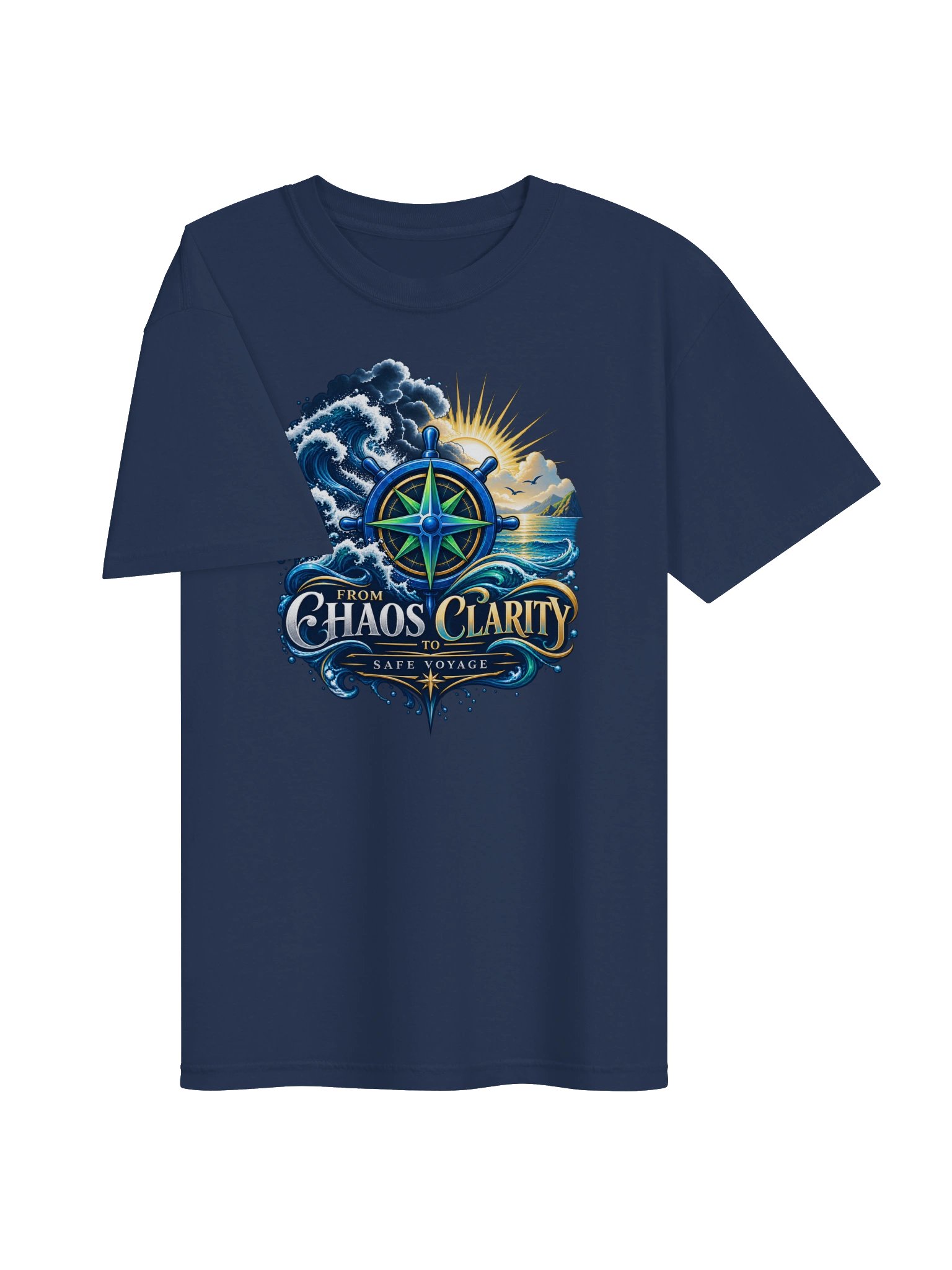 Artwork Basic T-shirt, crew neck product image (4)