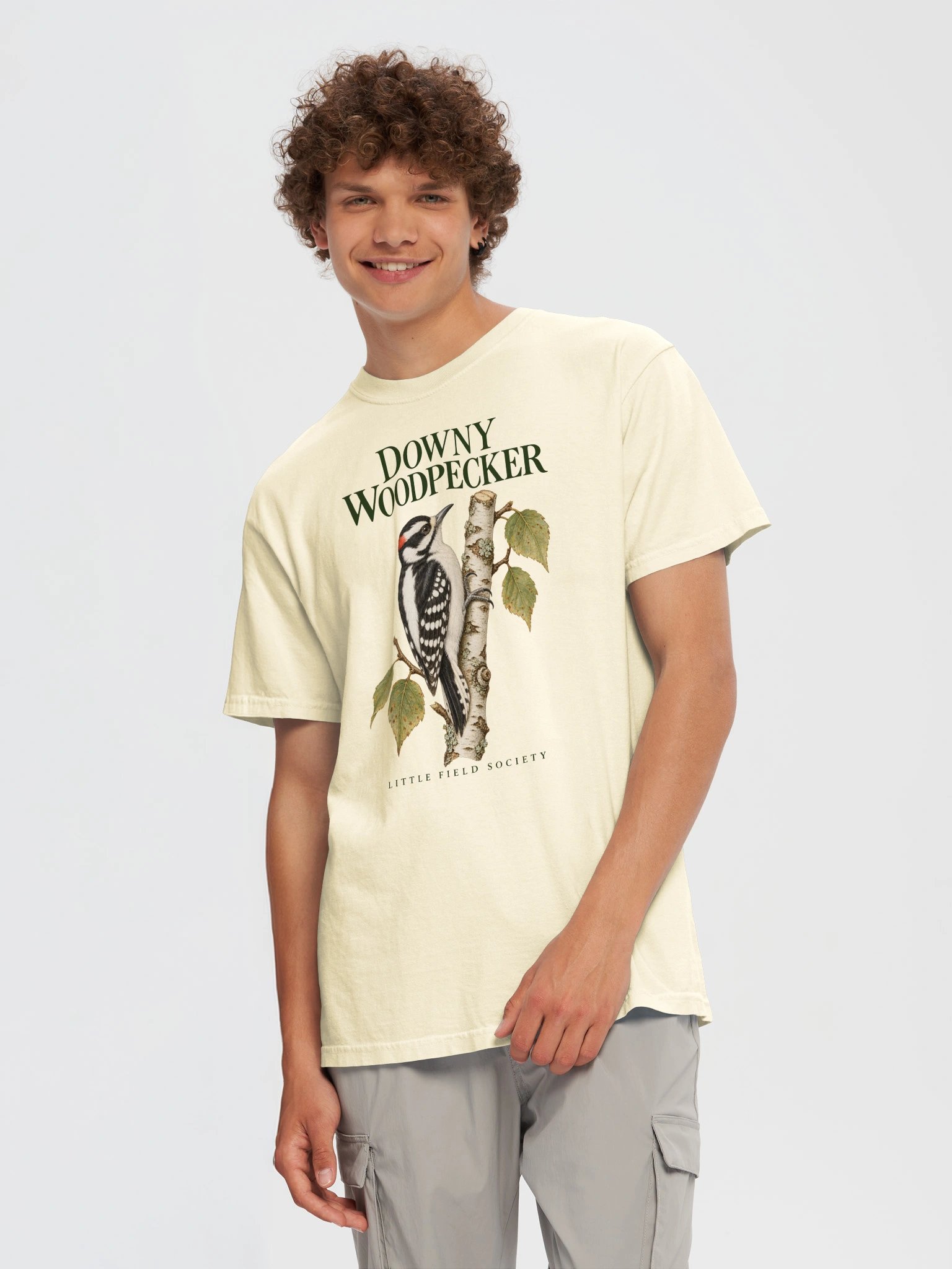Downy Woodpecker — Birding T-Shirt product image (2)