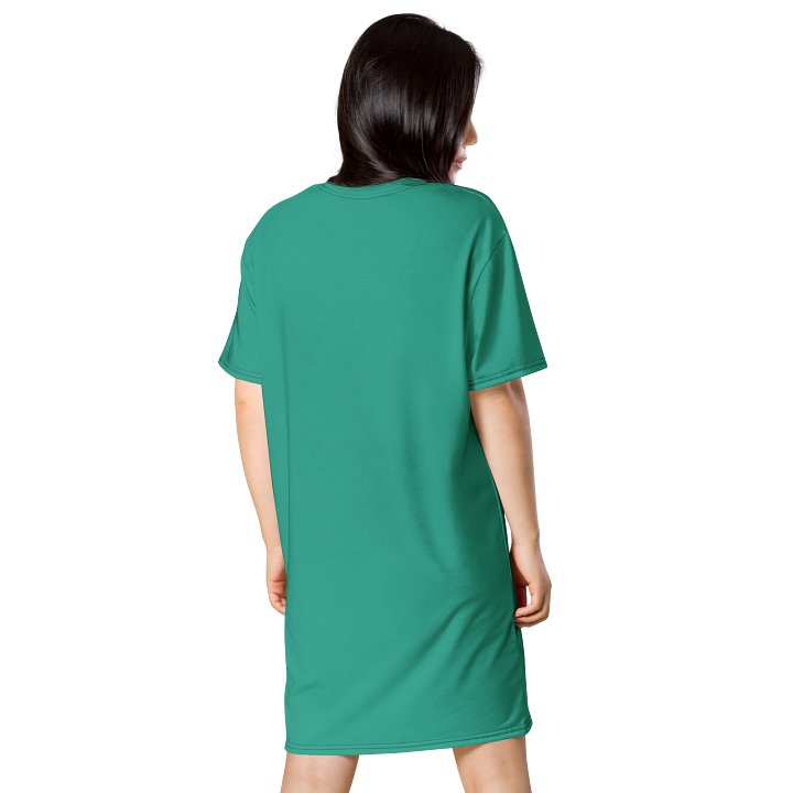 Oversized T-Shirt Dress - Serene Niagara, Sizes 2XS-6XL product image (2)