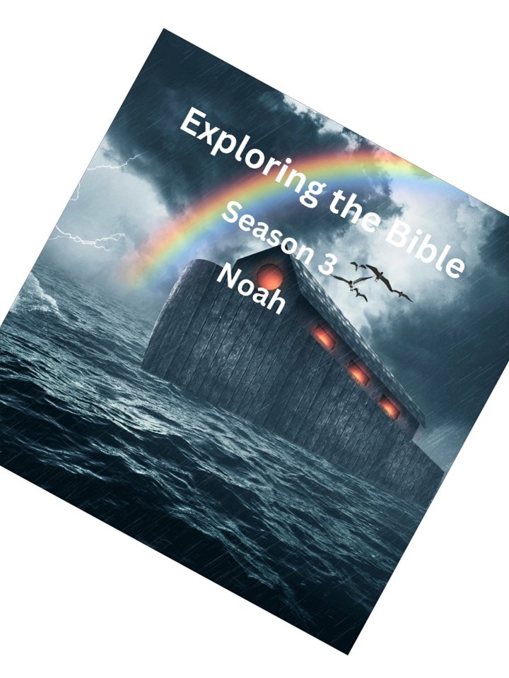 Noah’s Ark Storm Rainbow Kiss Cut Sticker product image (4)