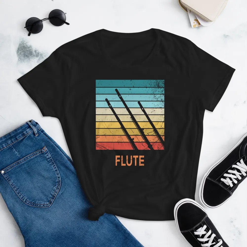 Retro Abstract Flute - Gildan Women's Fit - Kay product image (1)