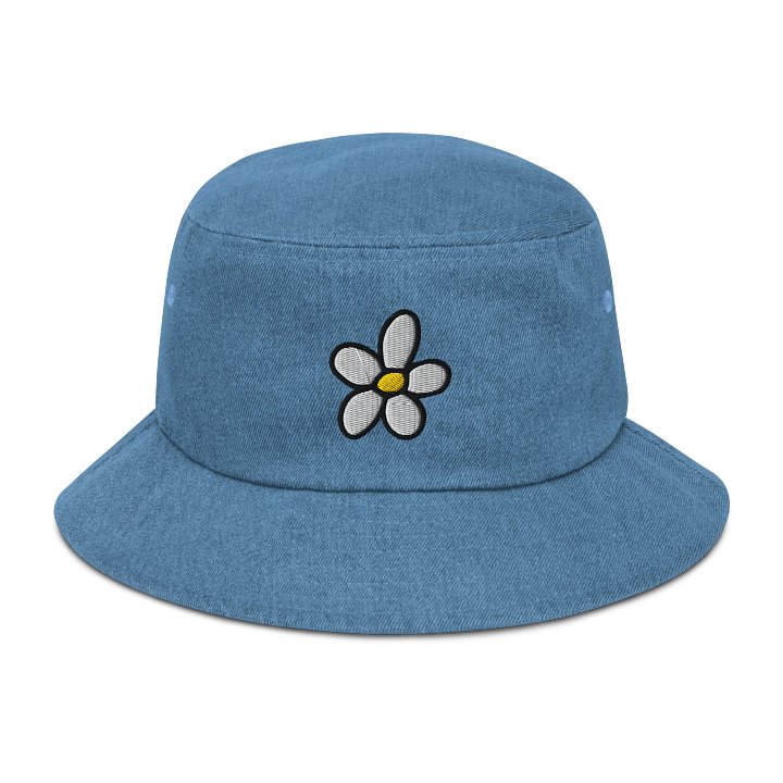 Demin Flower Bucket Hat product image (1)
