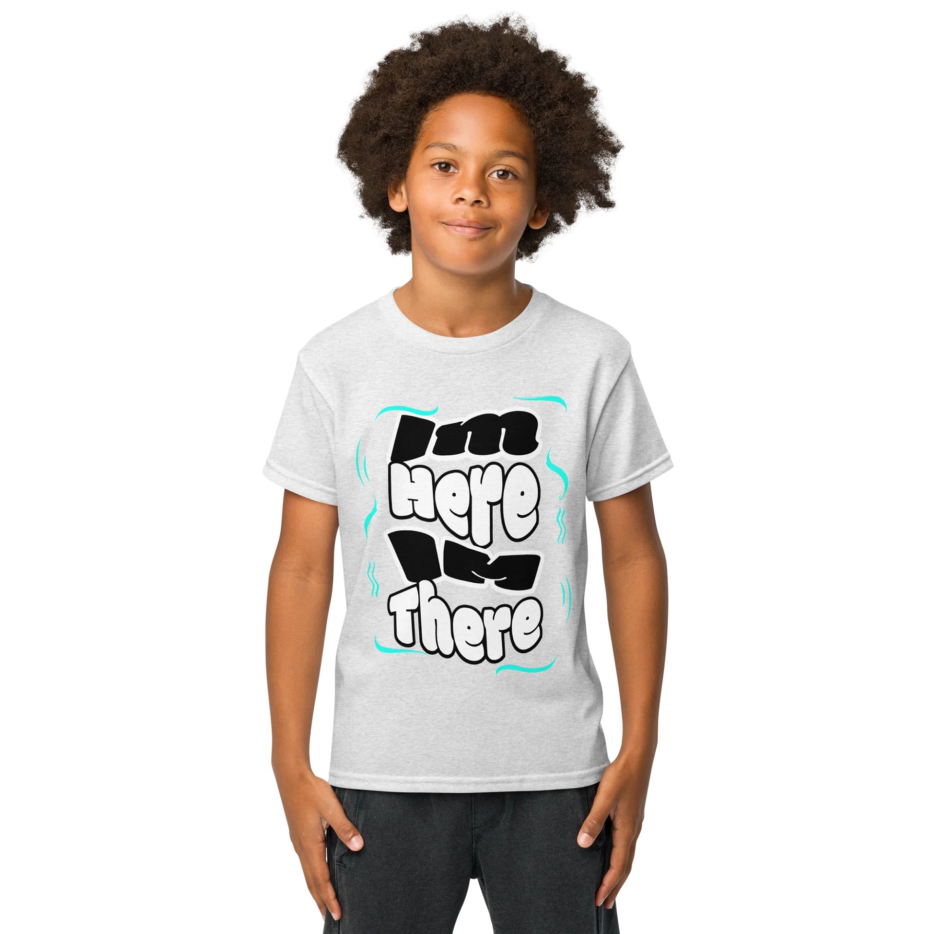 IM HERE IM THERE Youth Sports Tee product image (9)