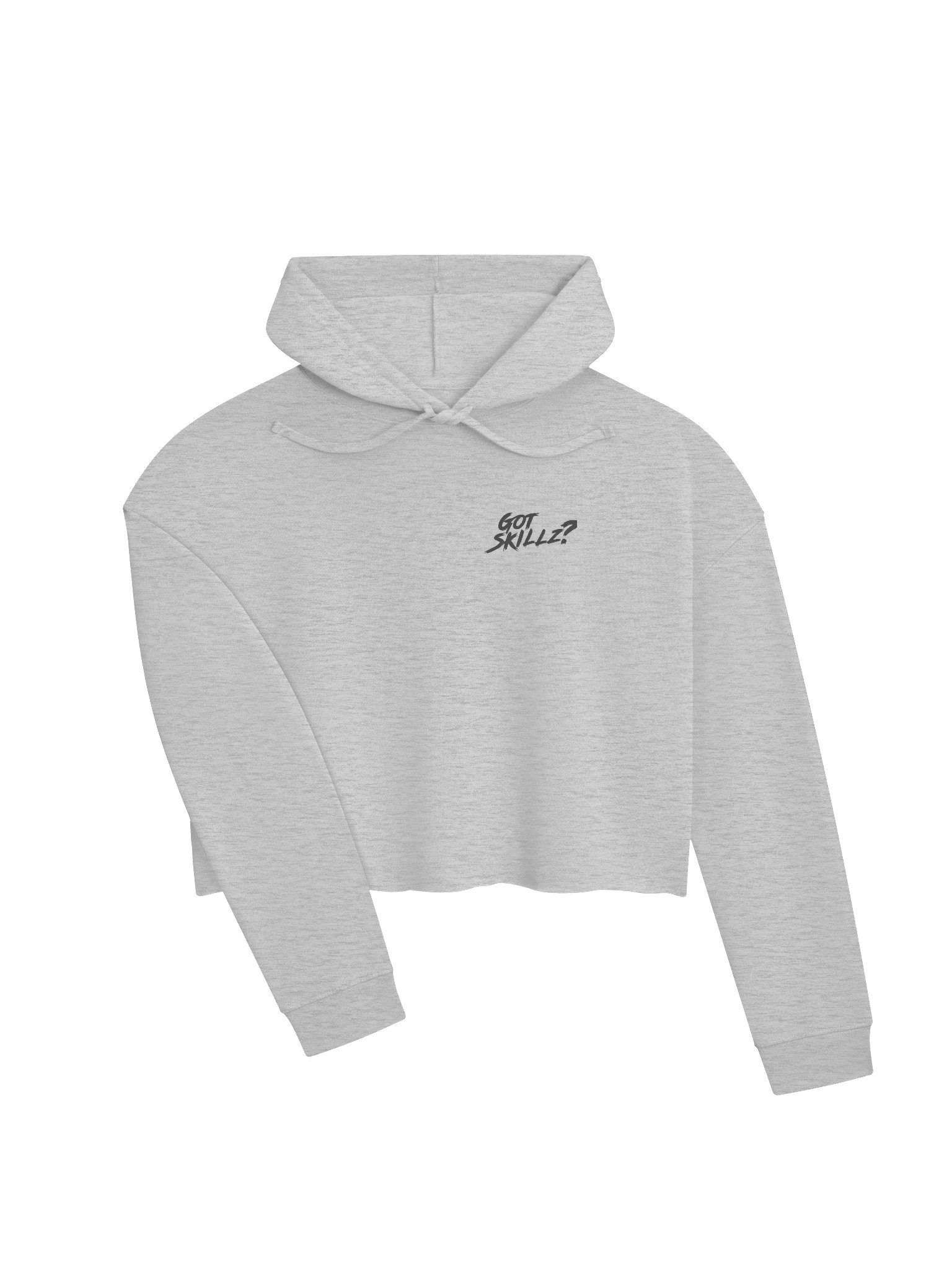 Women's Premium Crop Top Hoodie (Black Font) product image (3)