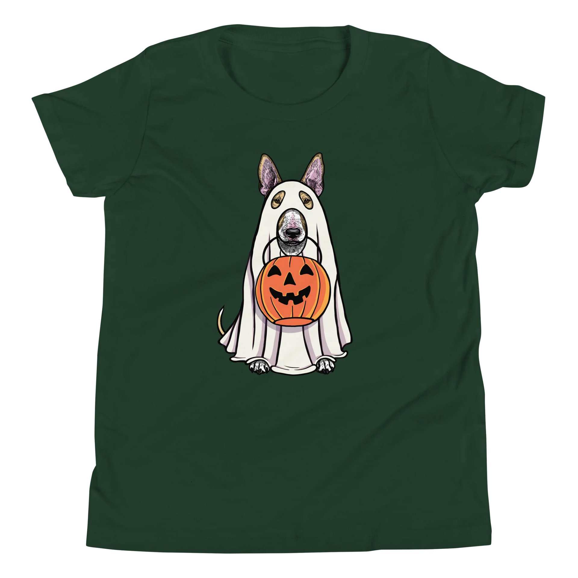 Halloween English Bull Terrier(Fawn) Youth T-Shirt product image (5)