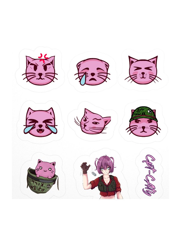 Cat sticker pack! product image (1)