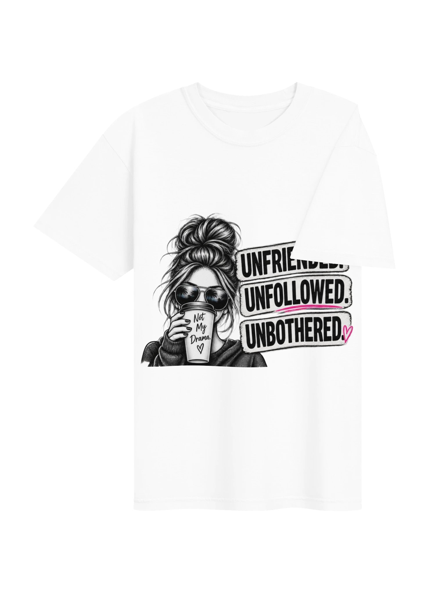 Unfriended Unfollowed Unbothered — Comfort Colors Tee product image (16)