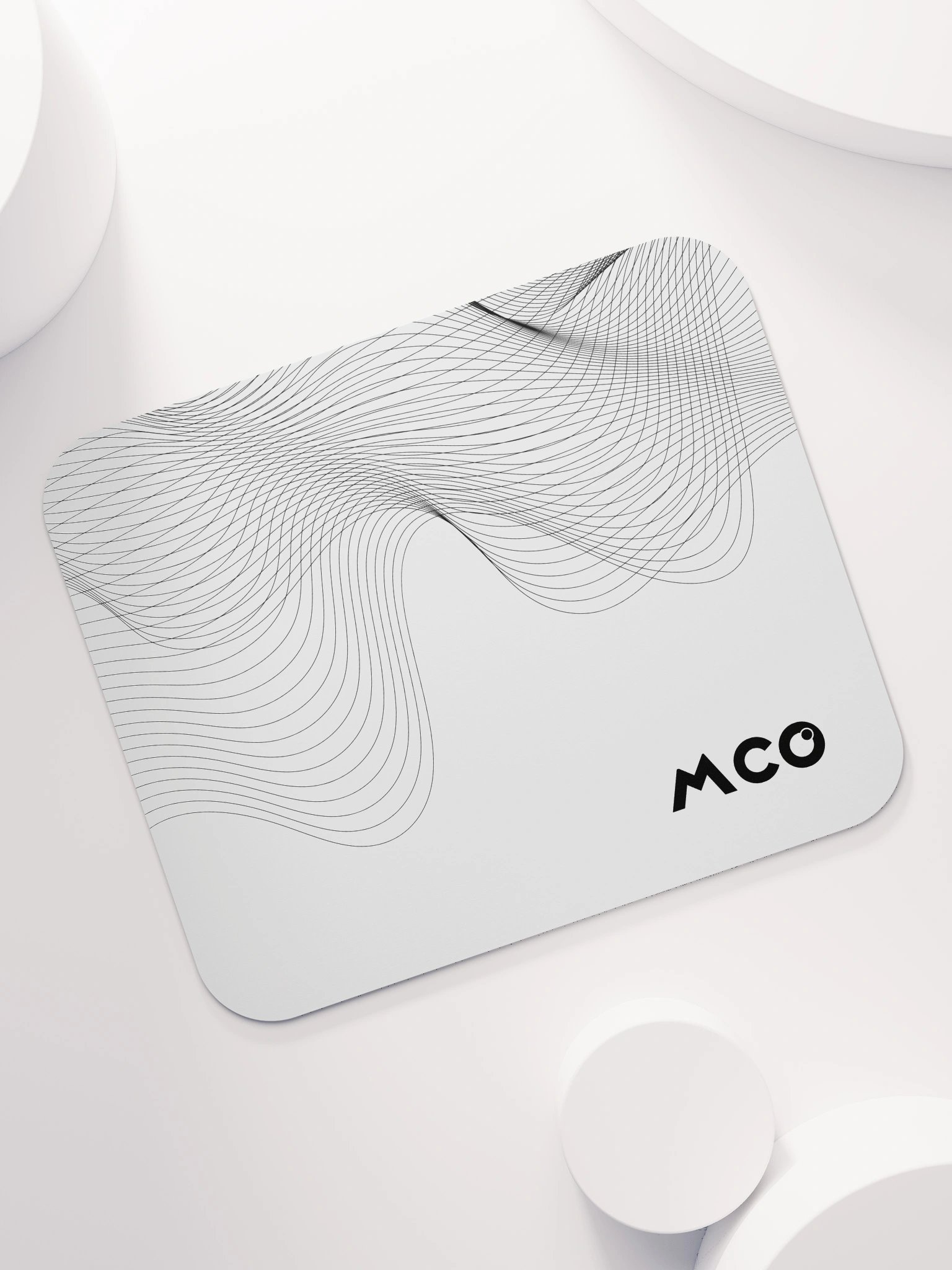 MCO Wave Minimal New Logo Mouse Pad White product image (1)