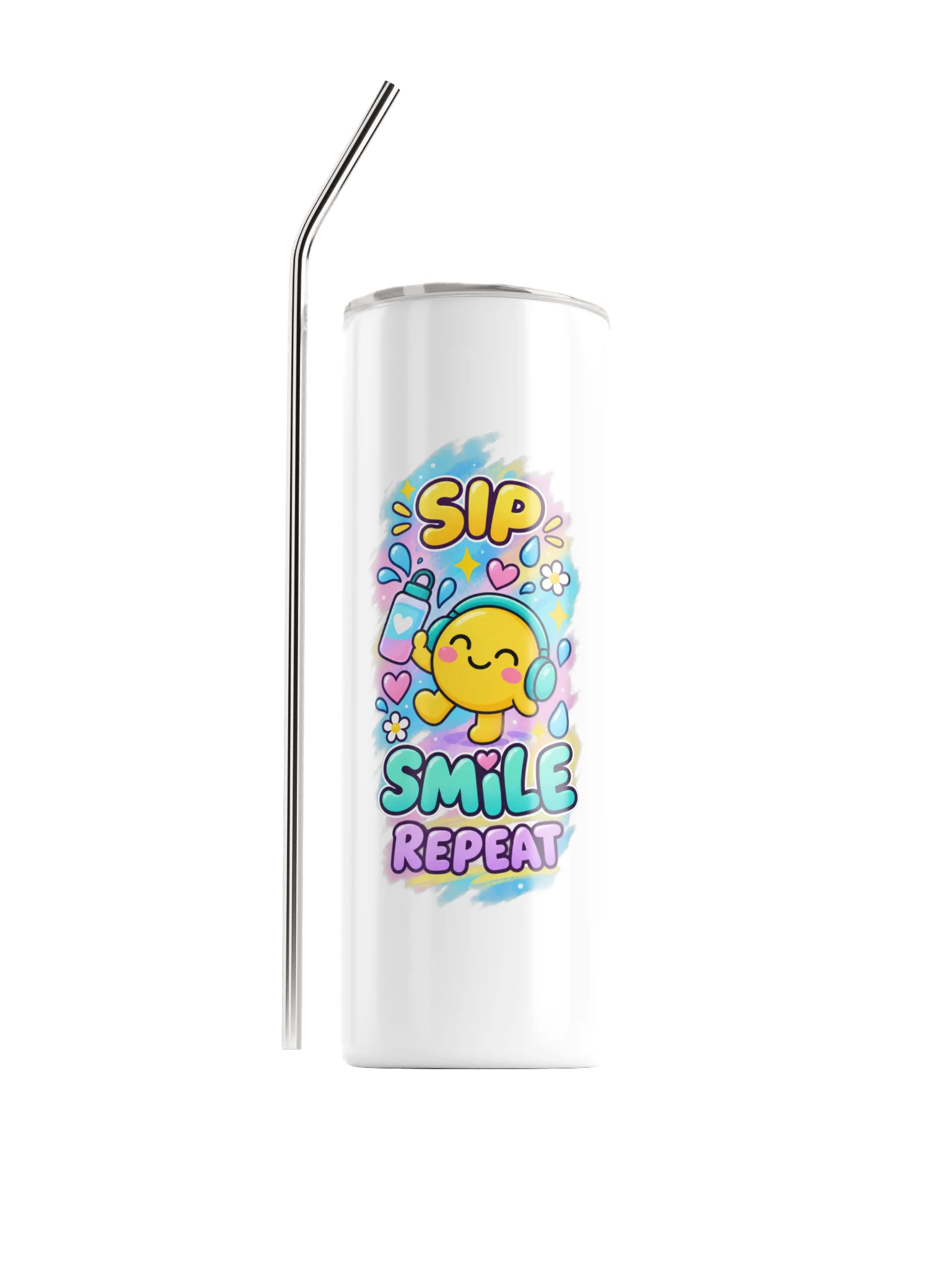 Sip • Smile • Repeat Smilo Tumbler product image (1)