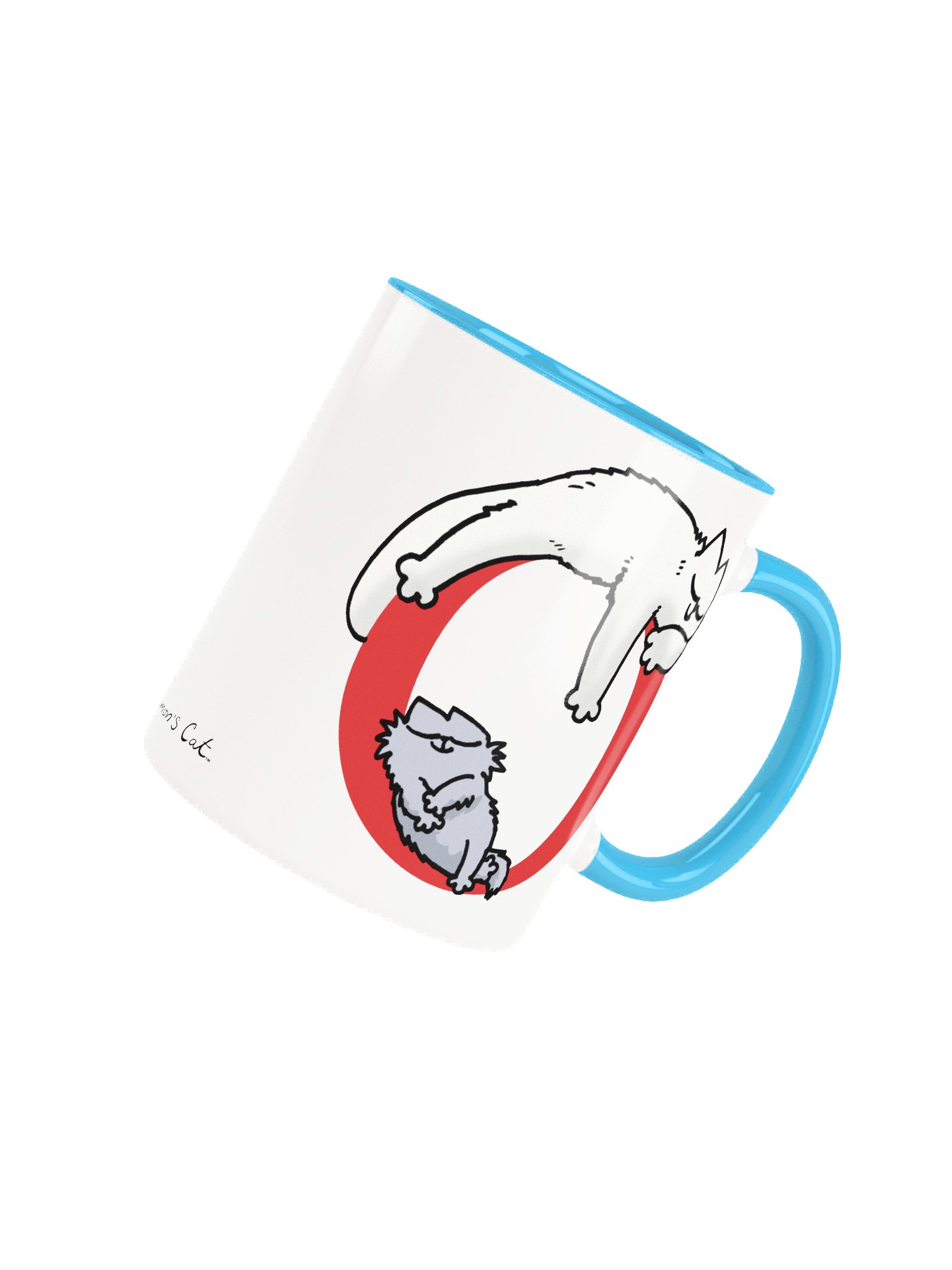 Cat Monogram Mug - O product image (4)