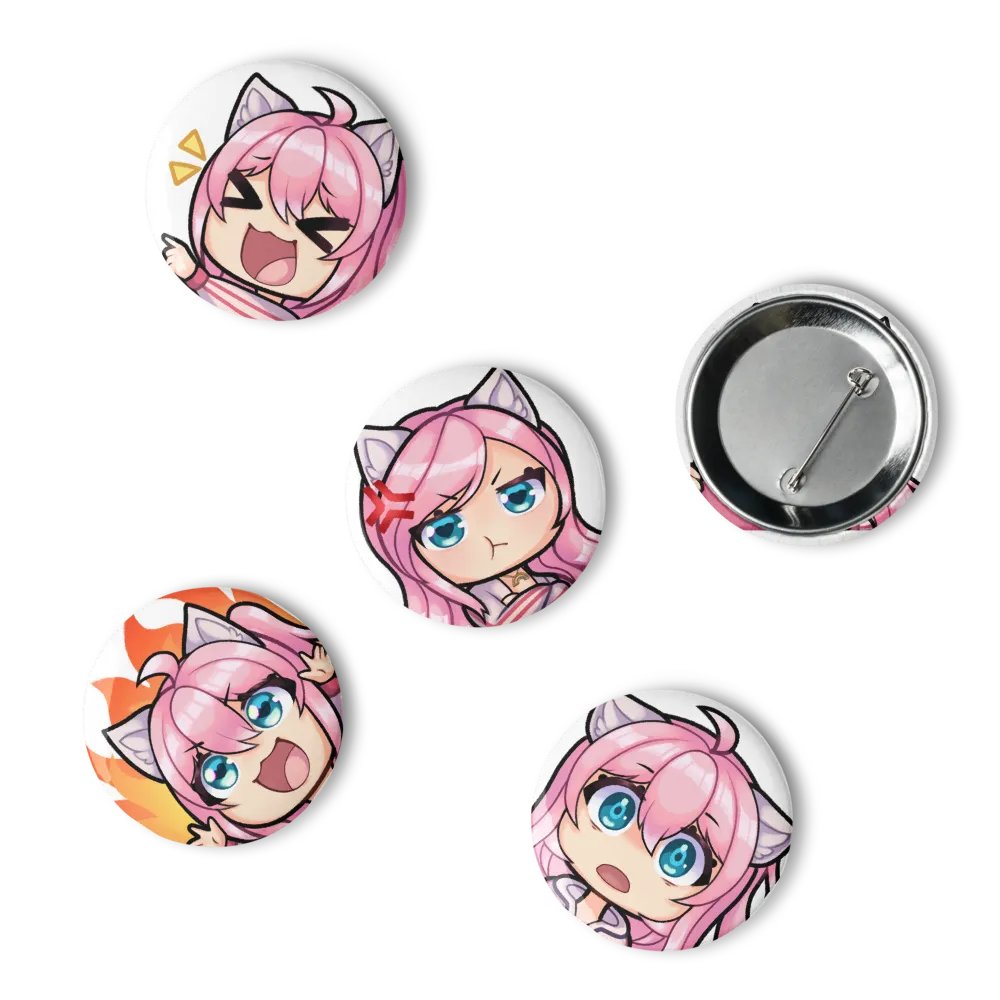 Mysteli Button Pins 2.5