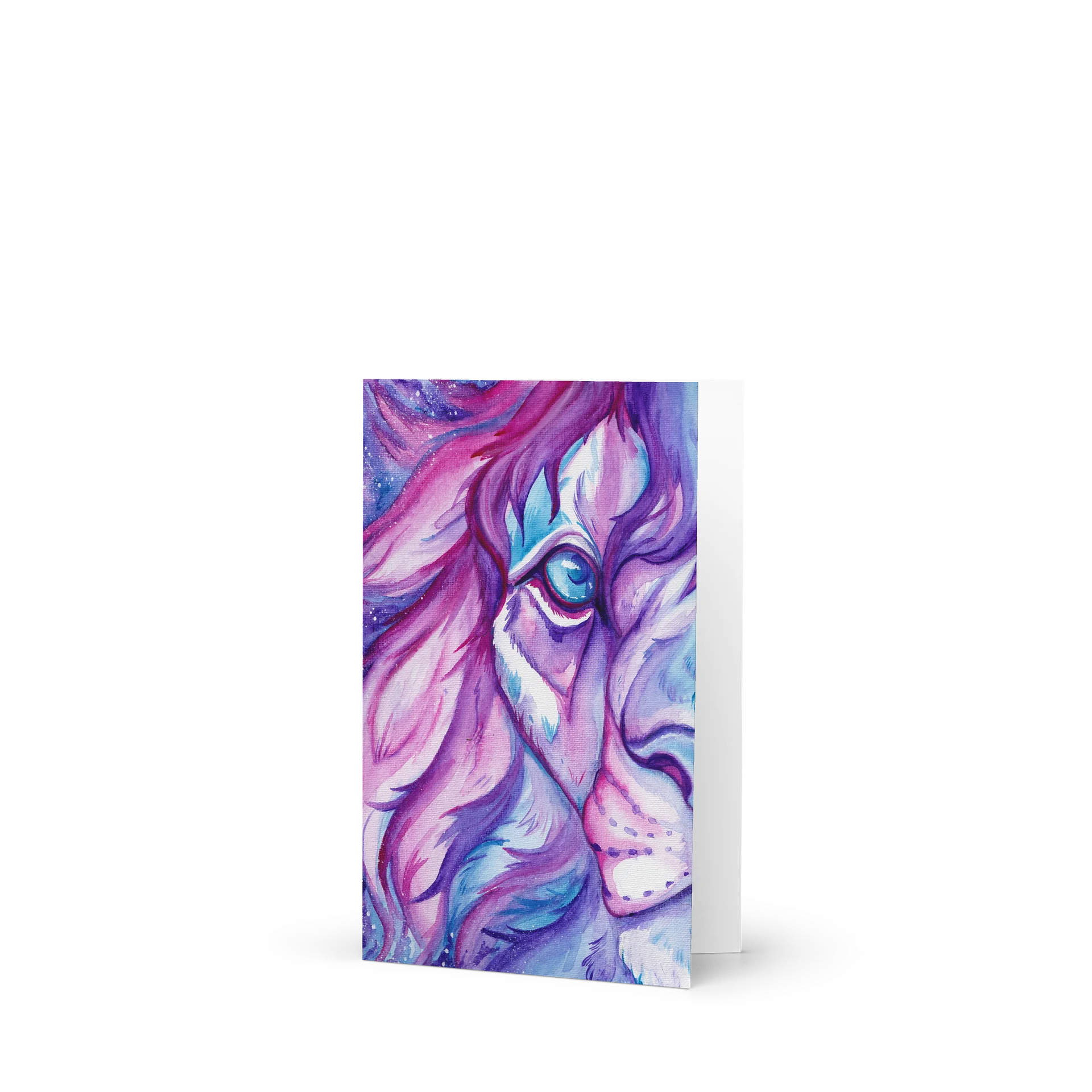 Lilac Lion - Blank Card product image (1)