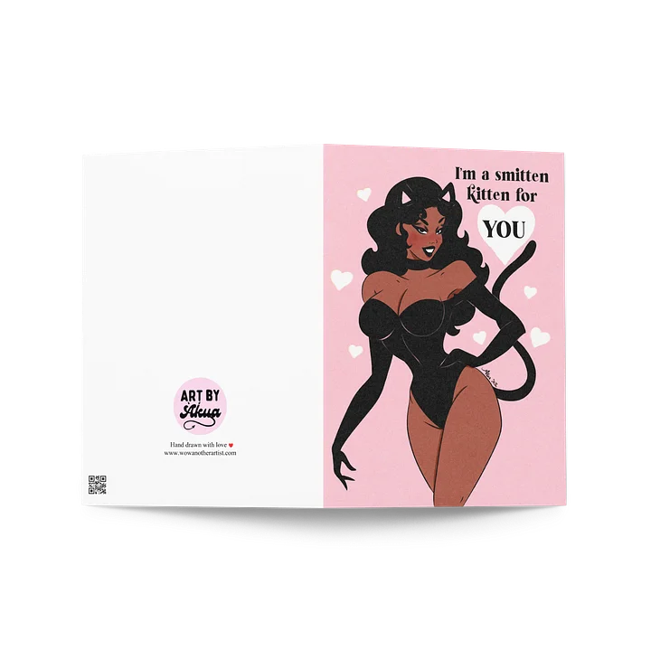 Smitten Kitten For You - Valentine's Day Card product image (2)