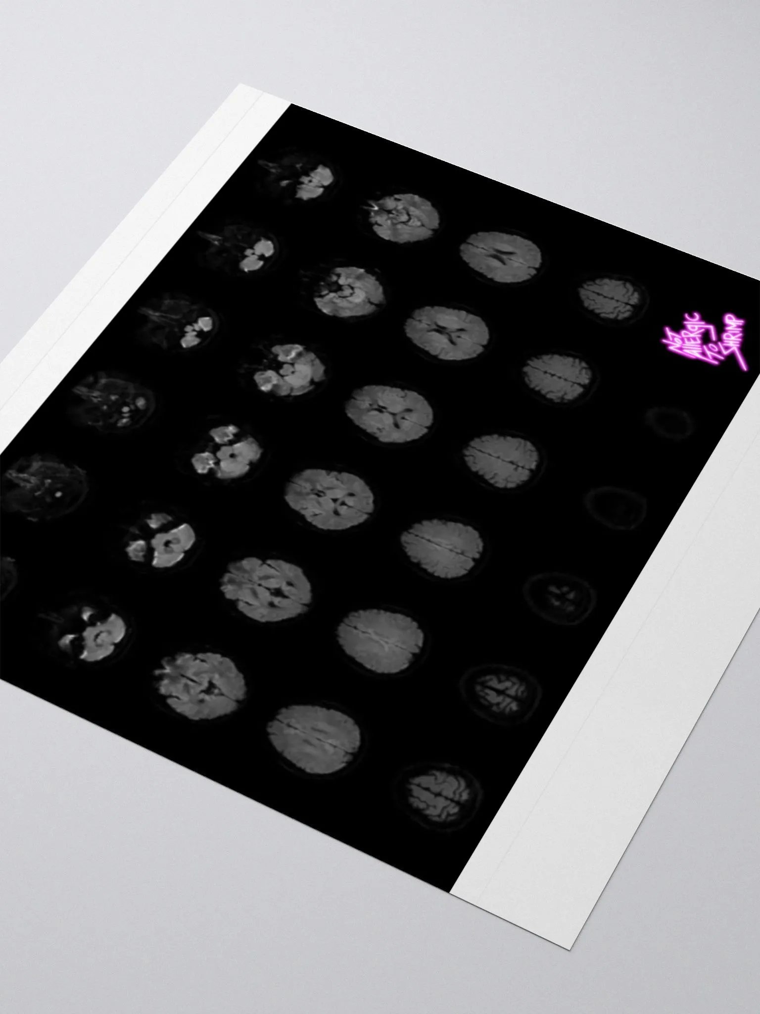 Brain Scan, No Thoughts sticker product image (9)