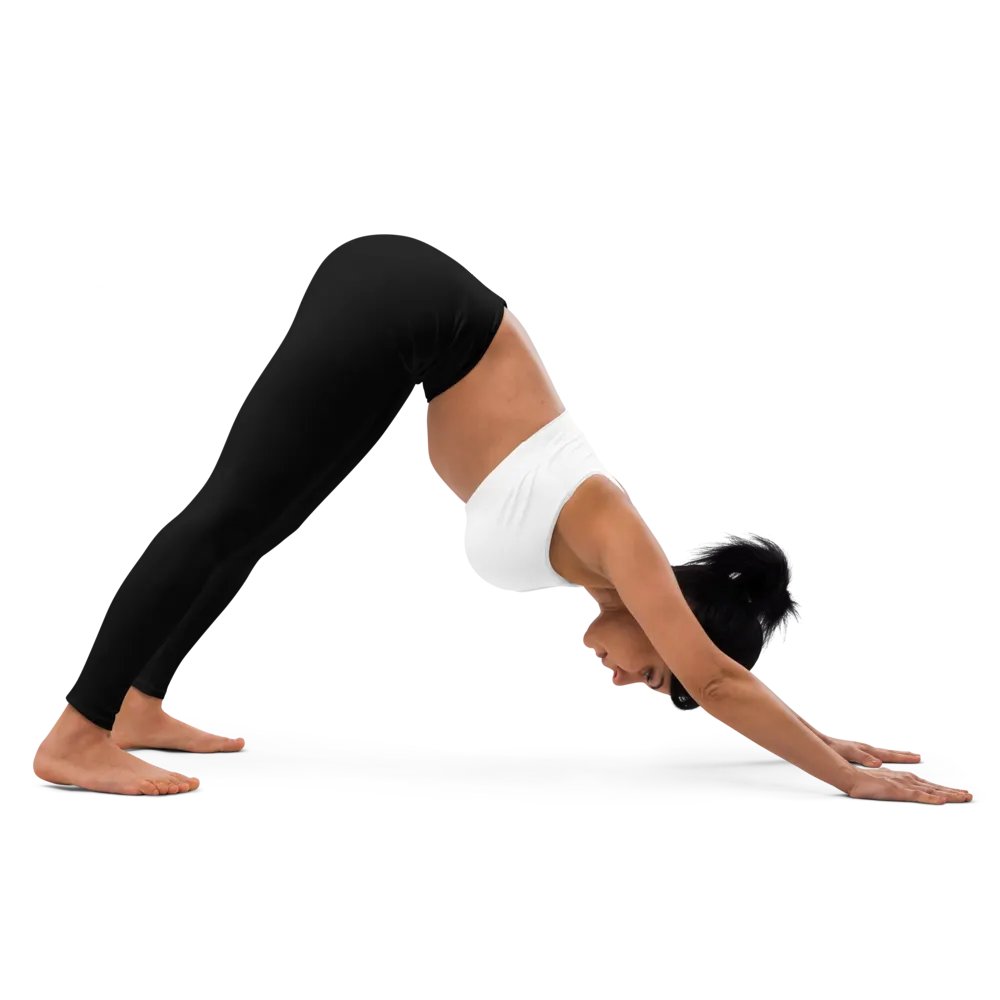 Pure Black High-Waist Leggings product image (7)