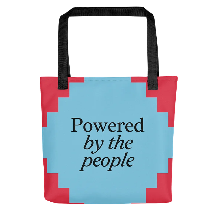 Powered by the People Tote (Red/Blue) product image (2)