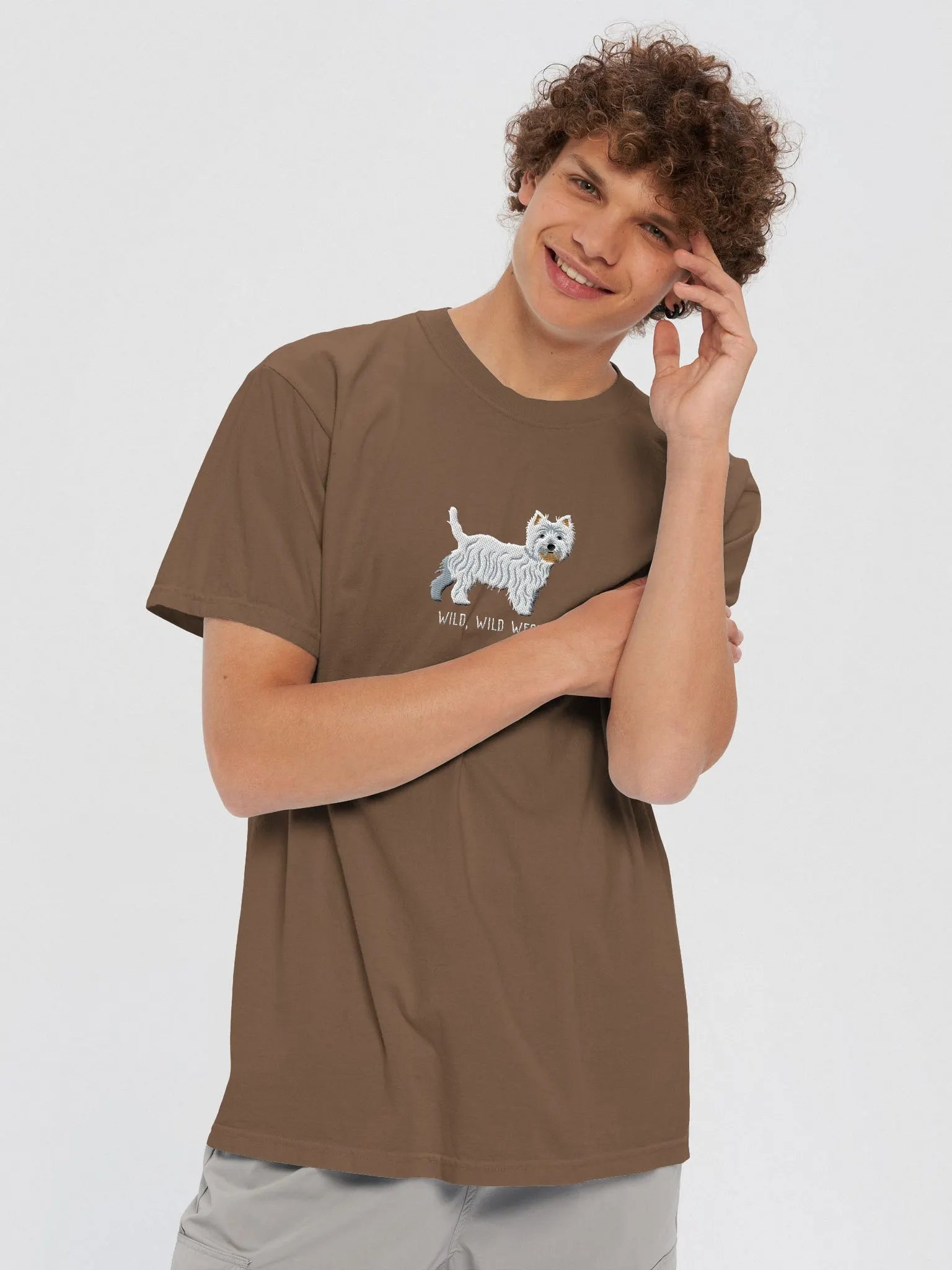 Wild, Wild Westie T-Shirt(Embroidered) of a West Highland White Terrier product image (8)