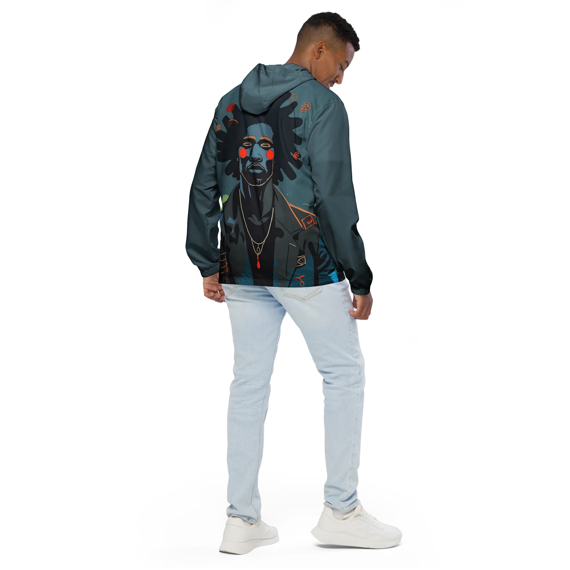 Yarani: My Authentic Self Painted Windbreaker product image (1)