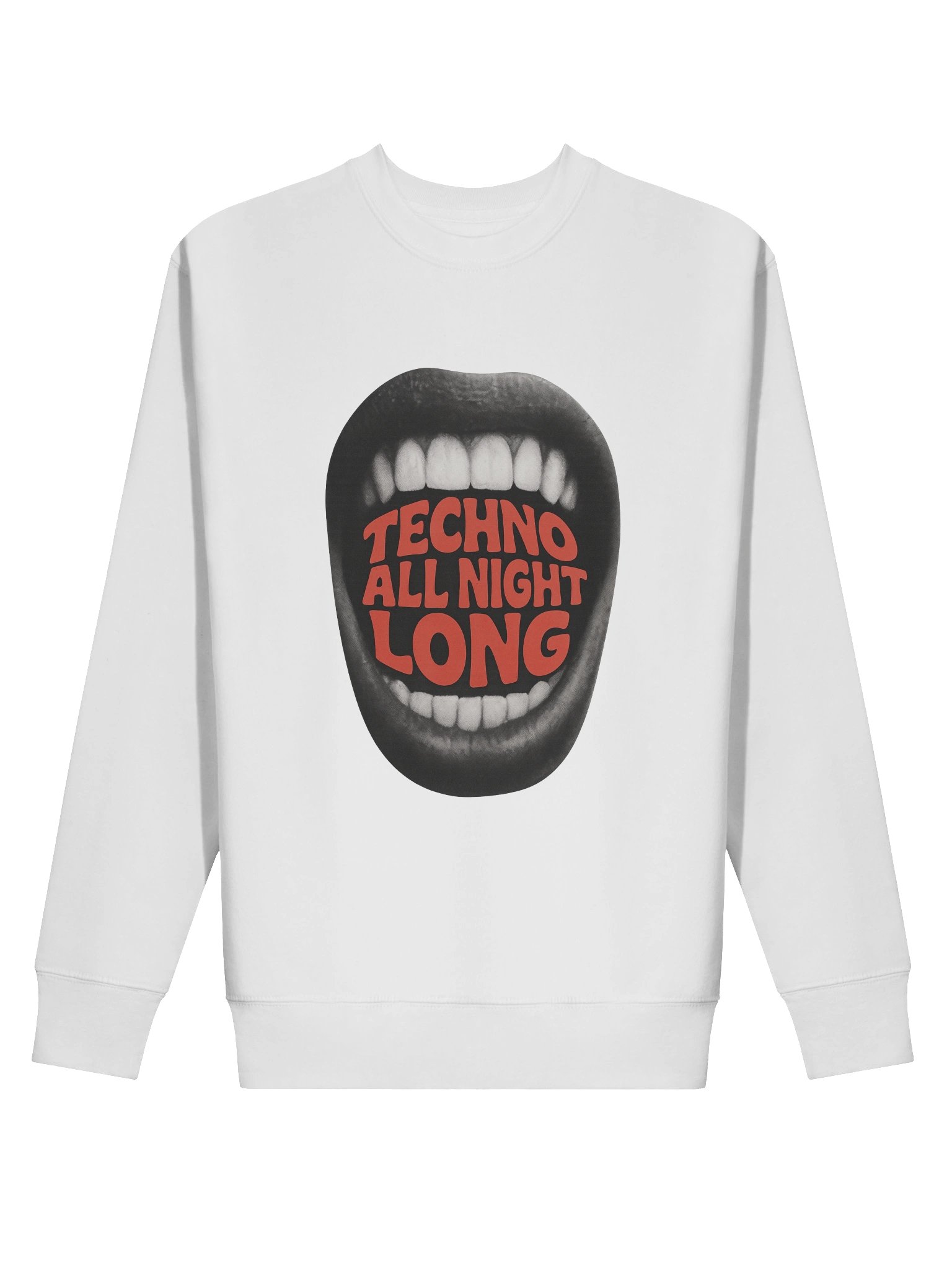 TECHNO ALL NIGHT LONG – Rave-Ready Statement Design product image (2)