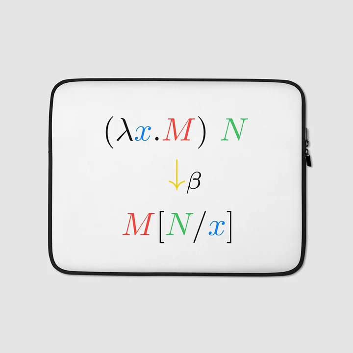 Beta Reduction Laptop Sleeve product image (1)