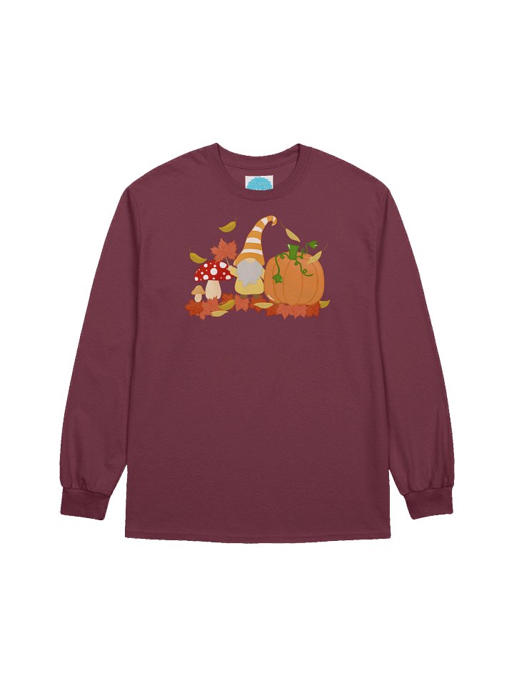 Fall with my Gnomies Design Long Sleeve Tee product image (1)