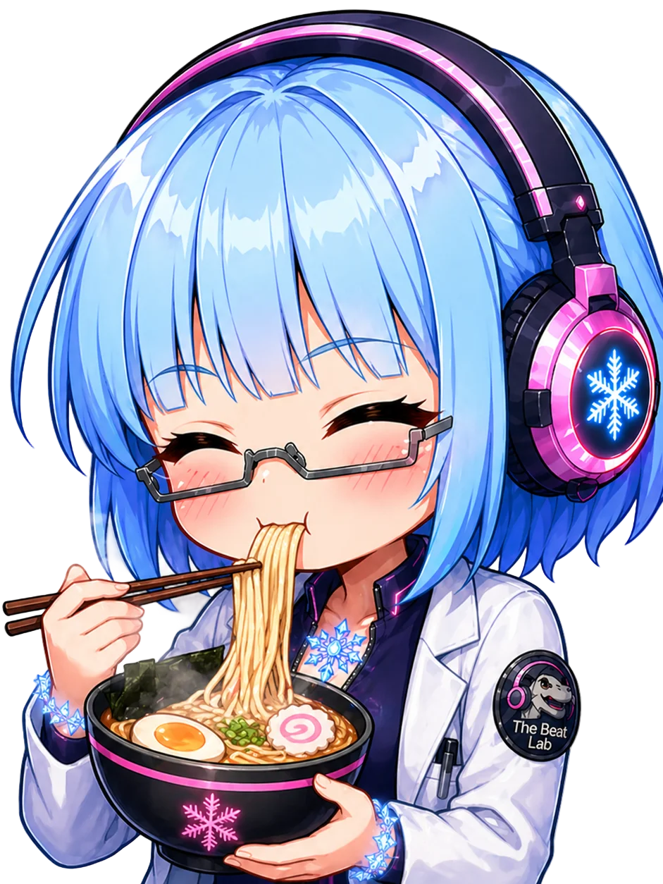 Lady Frost Ramen Emote - Die Cut Sticker product image (1)