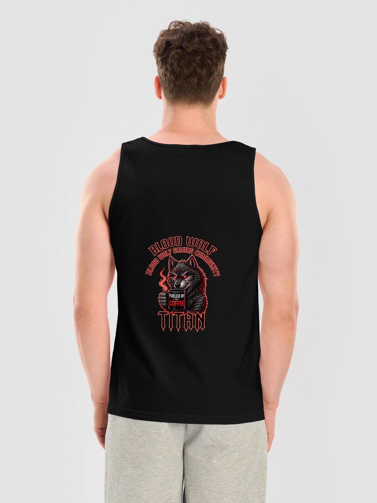 Blood Wolf Gaming Logo Tank Top product image (47)