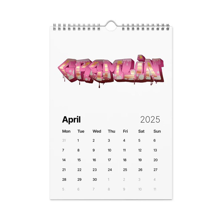 Dette's 2025 Art Calendar product image (1)