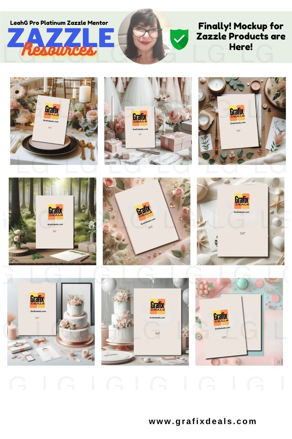 Zazzle Resources - Product Mockup Cover Images Templates product image (6)