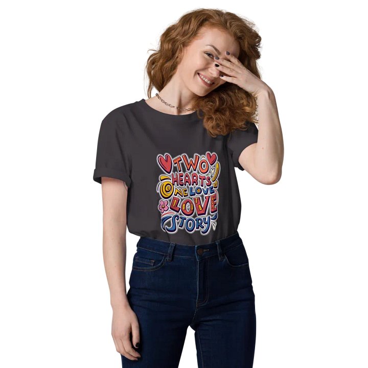 Two Hearts, one love story T-shirt product image (1)