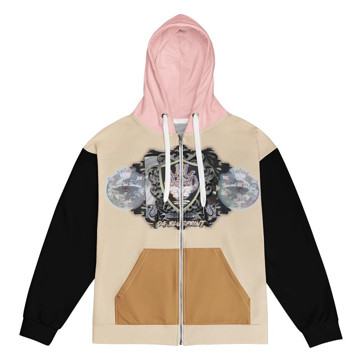 Royal Cityscape Emblem Zip Hoodie product image (1)