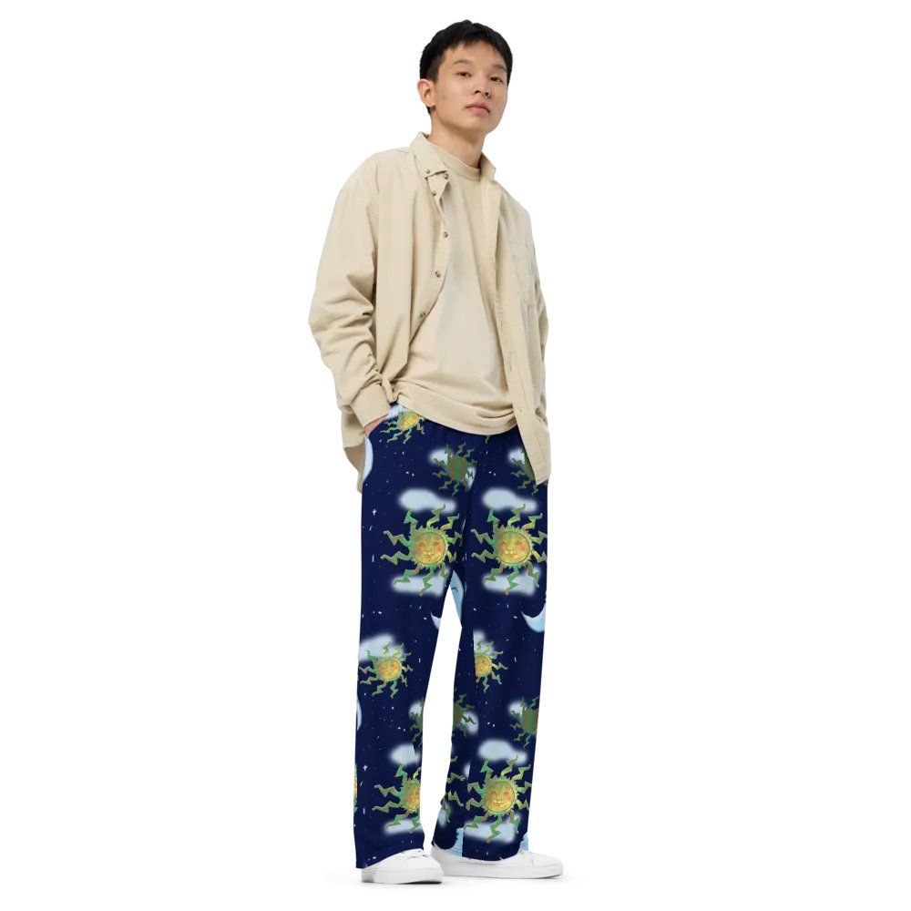 Antique Sun and Moon Wide Leg Pants product image (3)