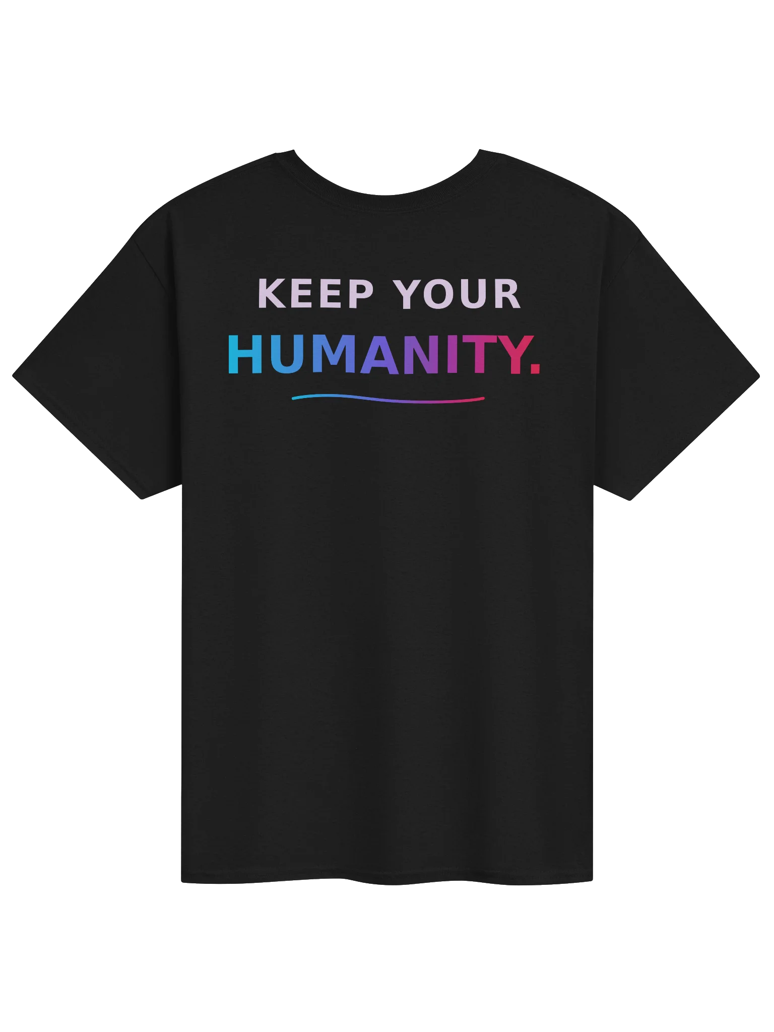 Question the Script | Keep Your Humanity T-Shirt product image (2)