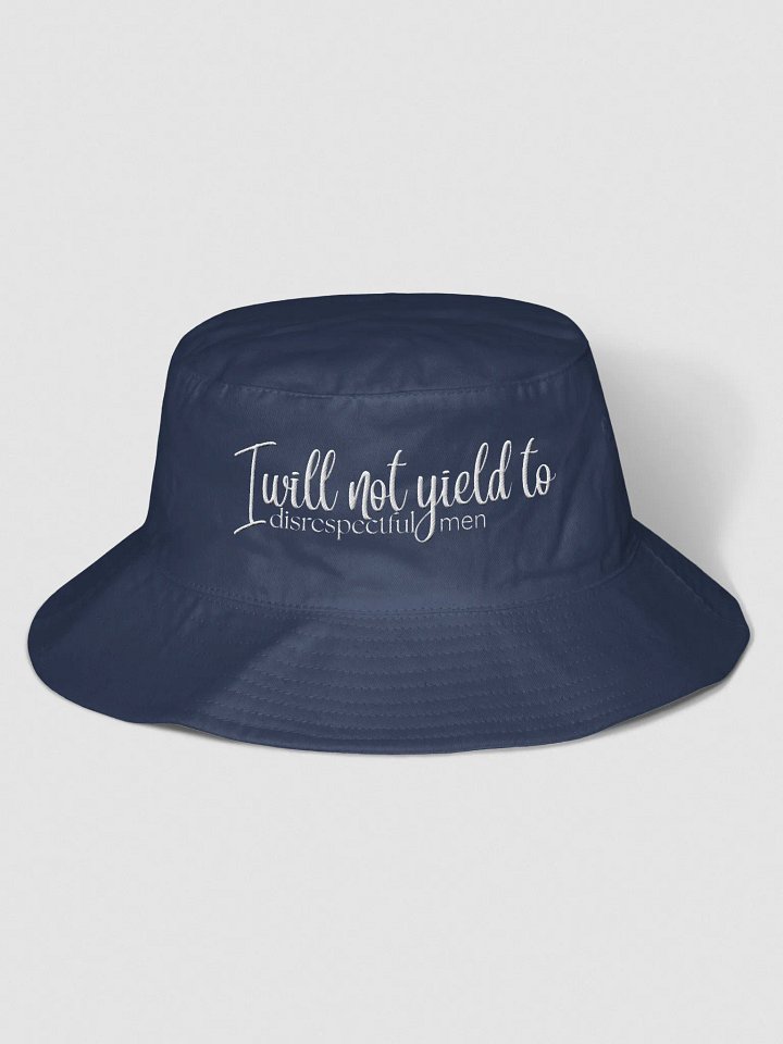 I will not yield embroidered bucket hat product image (2)